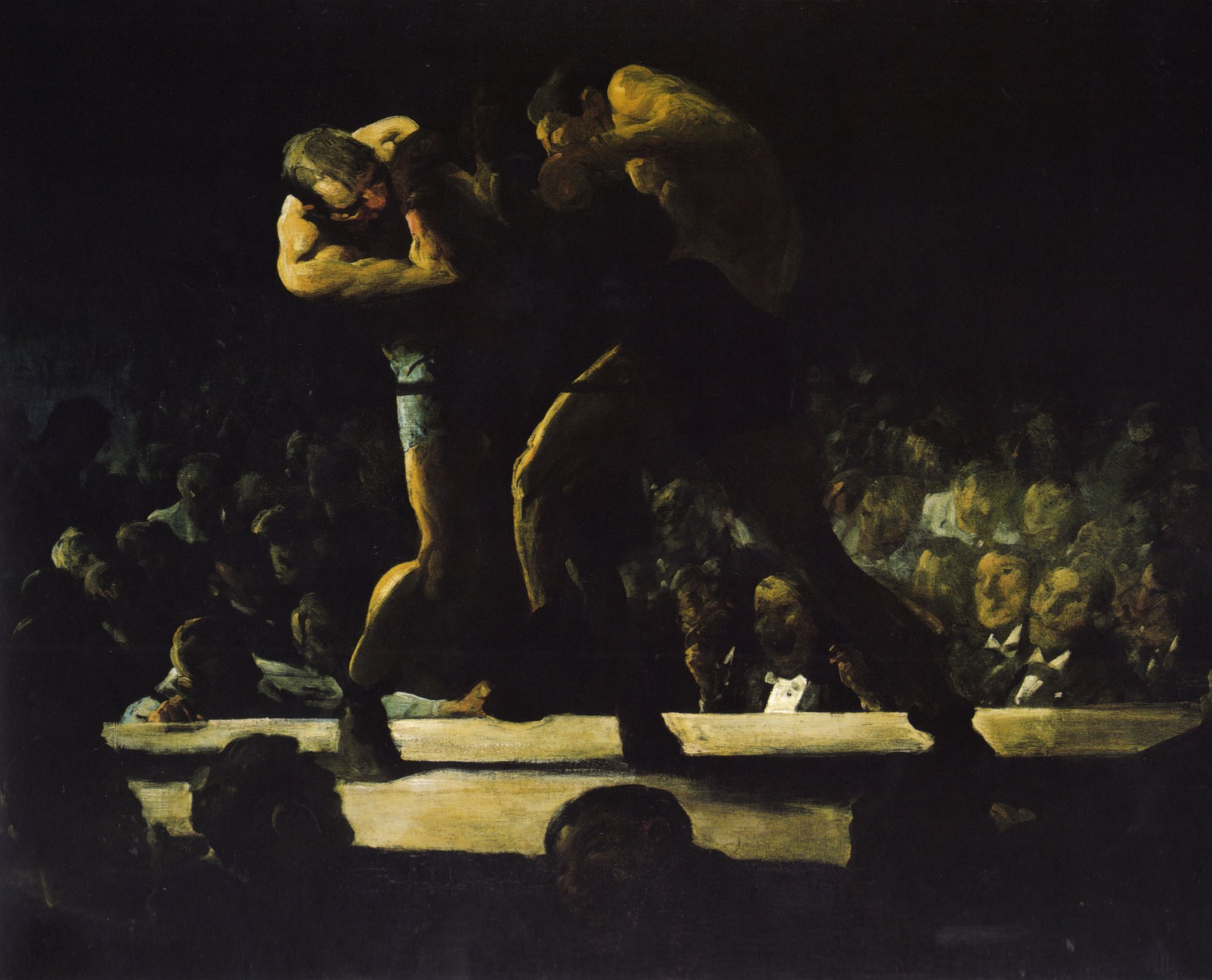 Club Night by George Bellows - hand-painted oil reproduction