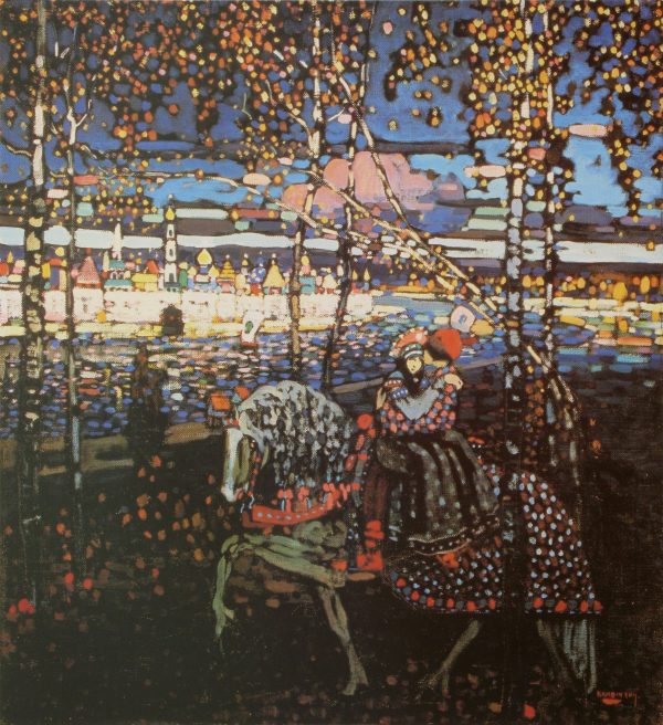 Couple Riding by Wassily Kandinsky