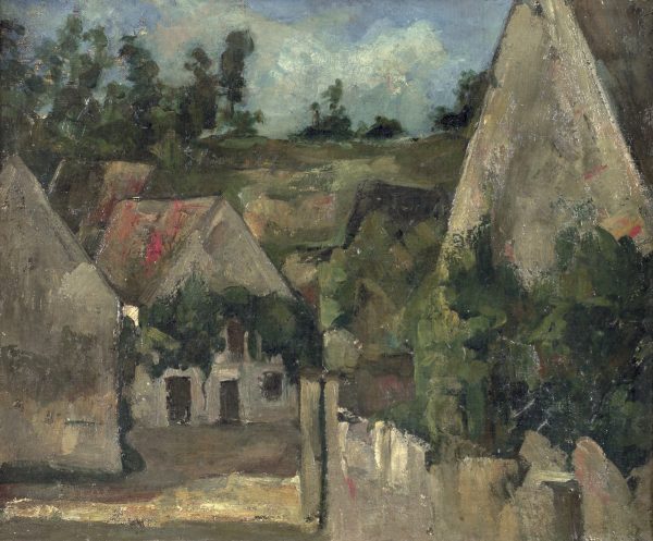 Crossroads at the Rue Remy Auvers by Paul Cezanne