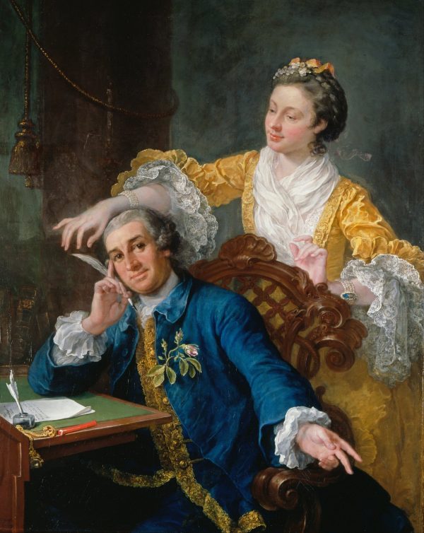 David Garrick And His Wife by William Hogarth