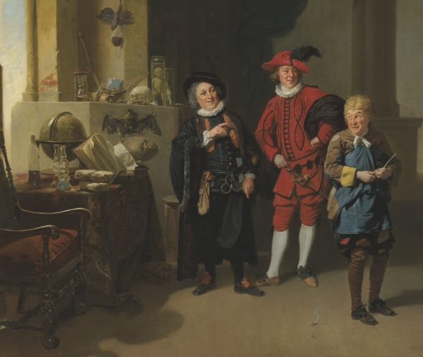 David Garrick as Abel Drugger in Jonson's The Alchemist by Johann Zoffany