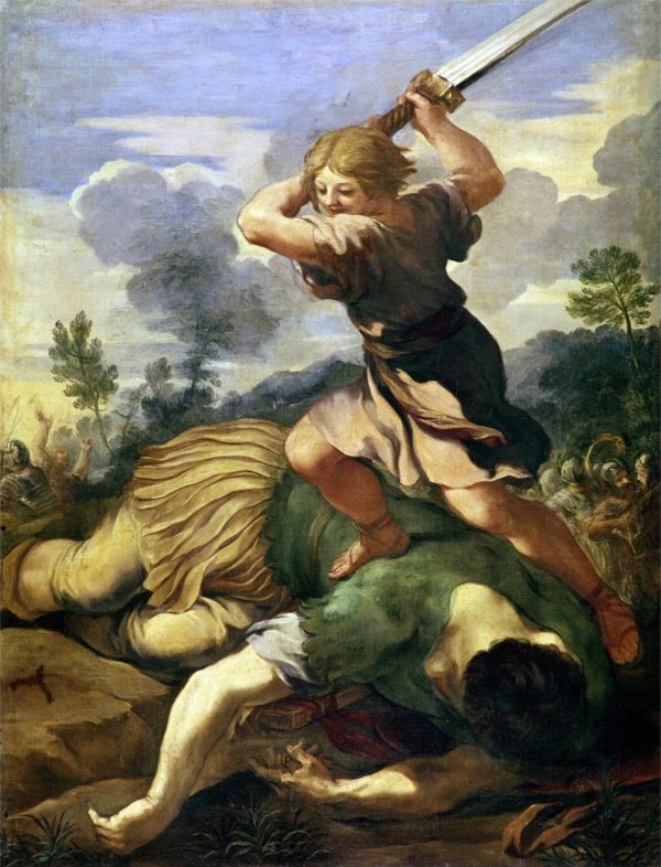 David killing Goliath by Pietro da Cortona