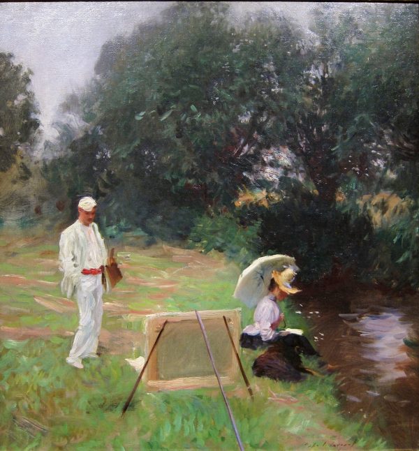 Dennis Miller Bunker Painting at Calcot by John Singer Sargent
