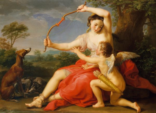Diana and Cupid by Pompeo Batoni