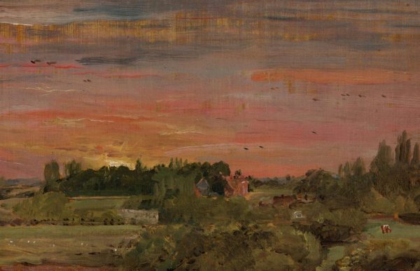 East Bergholt Rectory by John Constable