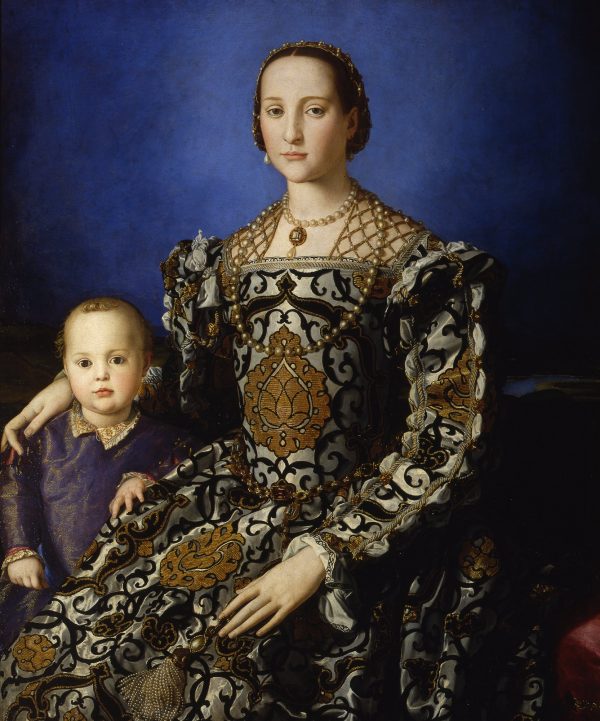 Eleanora di Toledo with her son Giovanni de' Medici by Agnolo Bronzino