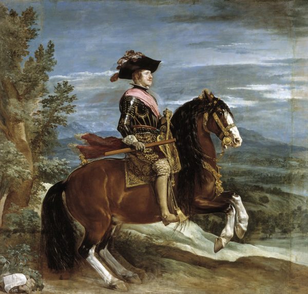 Equestrian Portrait of Philip 5 by Diego Velasquez