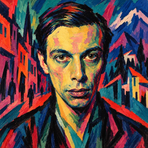 Portrait of Ernst Ludwig Kirchner