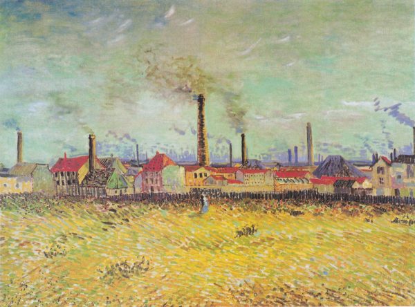 Factories at Asnieres Seen from the Quai de Clichy by Vincent Van Gogh