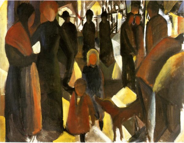 Farewell by August Macke