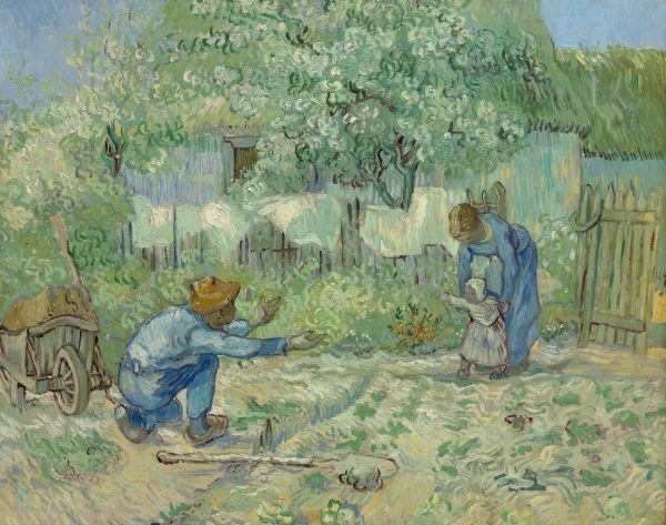 First Steps After Millet by Vincent Van Gogh