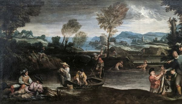 Fishing by Annibale Carracci