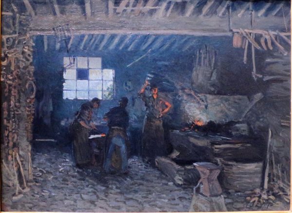 Forge at Marly-le-Roi by Alfred Sisley