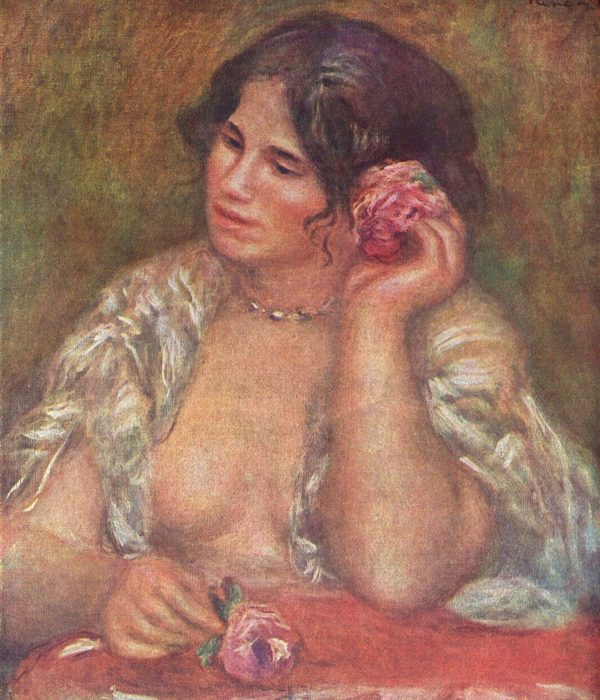 Gabrielle with a Rose by Pierre Auguste Renoir
