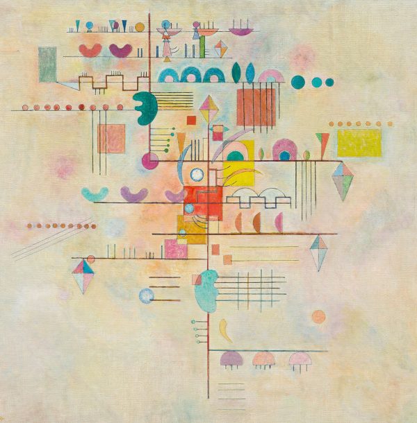 Gentle Ascent by Wassily Kandinsky