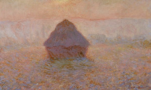 Grainstack Sun in the Mist by Claude Monet