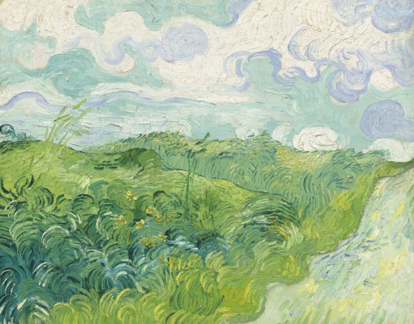 Green Wheat Fields by Vincent Van Gogh