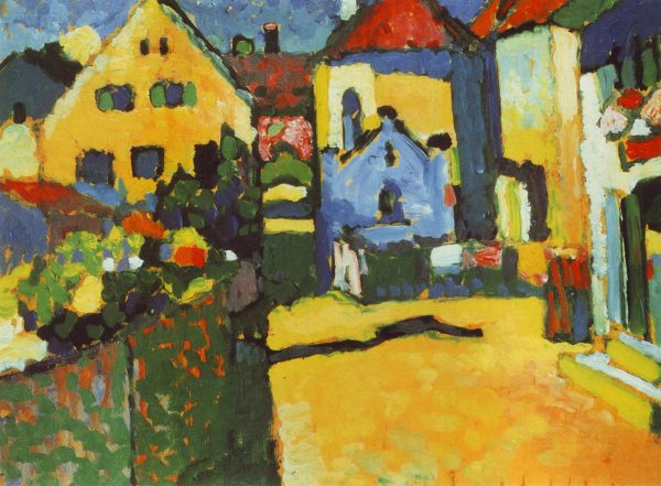 Grungasse In Murnau by Wassily Kandinsky