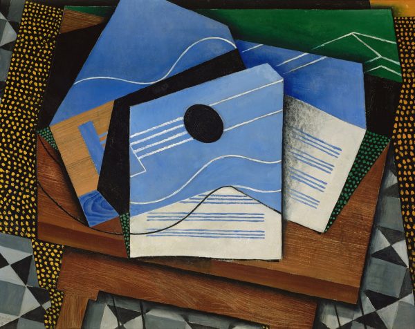 Guitar On A Table by Juan Gris