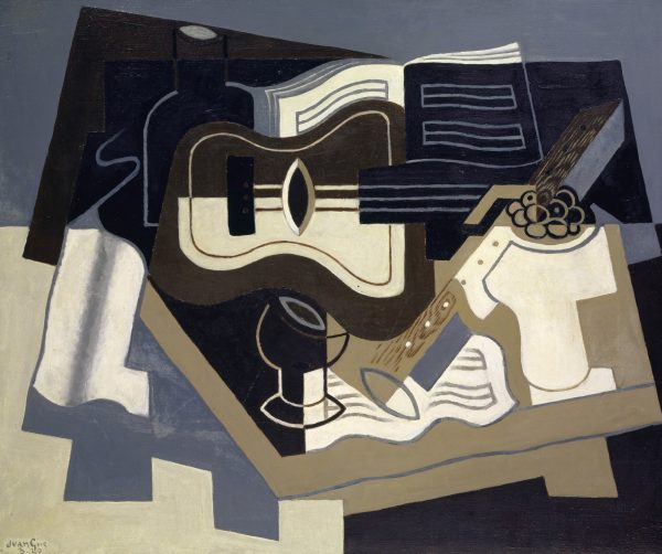 Guitar with Clarinet by Juan Gris