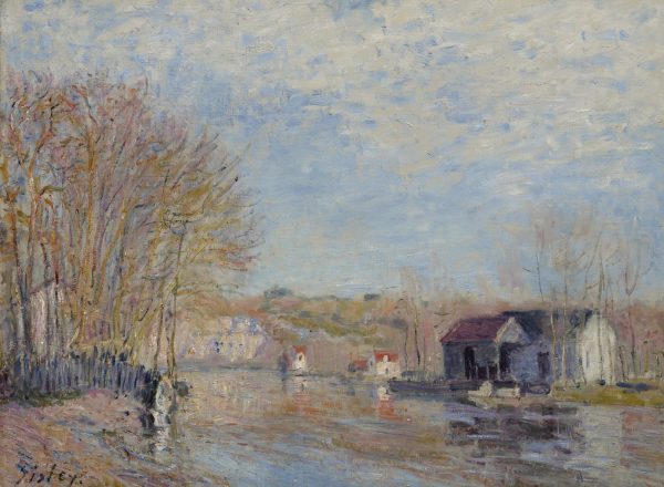 High Waters at Moret-sur-Loing by Alfred Sisley