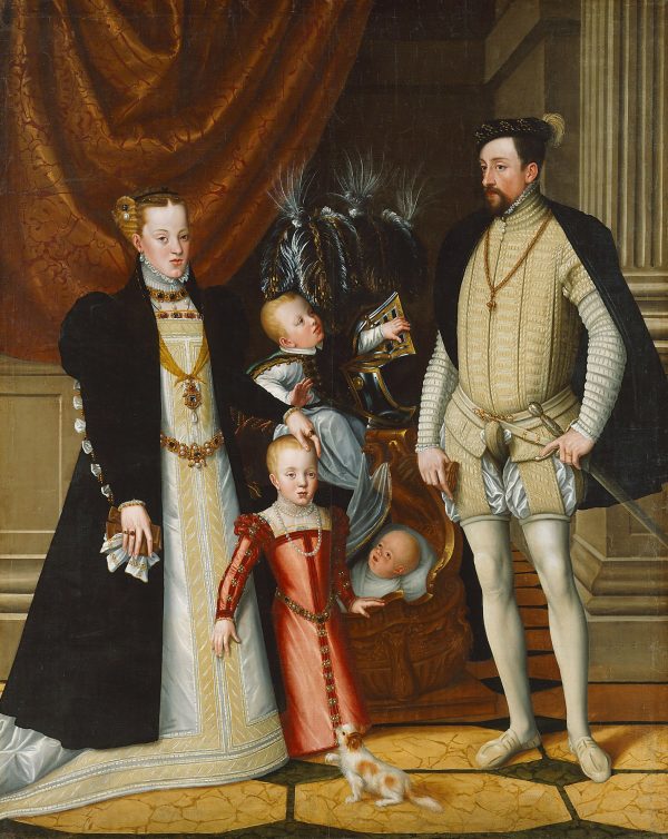 Holy Roman Emperor Maximilian II of Austria and Family by Giuseppe Arcimboldo