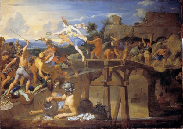Horatius Cocles Defending The Bridge by Charles Le Brun