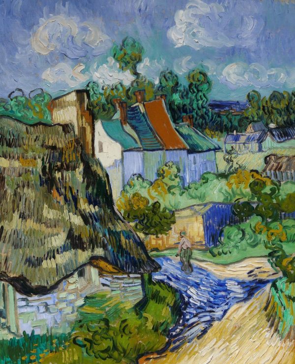 Houses in Auvers by Vincent Van Gogh