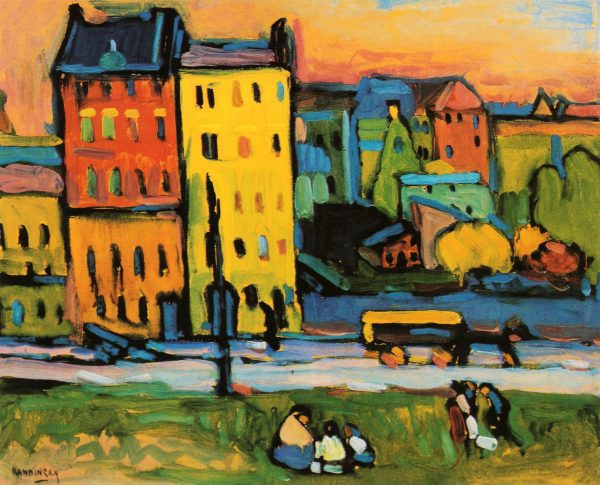 Houses in Munich by Wassily Kandinsky