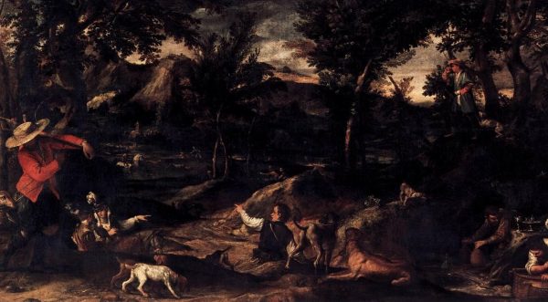 Hunting by Annibale Carracci