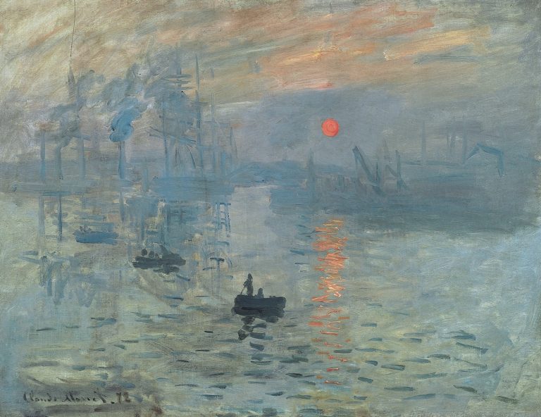 Impression, Sunrise by Monet hand-painted oil reproduction