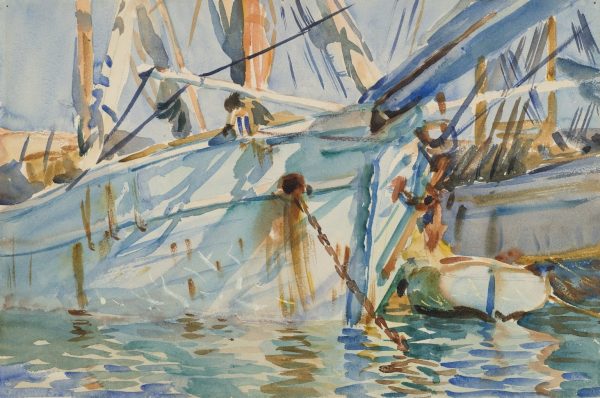 In a Levantine Port by John Singer Sargent