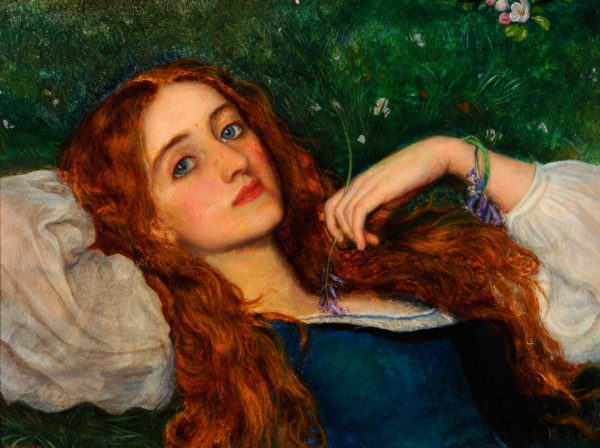In the Grass by Arthur Hughes