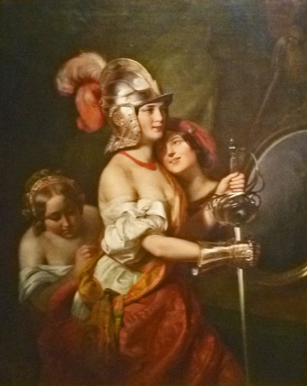 In the Theatre Dressing Room by Friedrich von Amerling