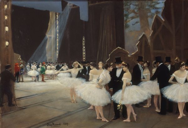 In the Wings at the Opera House 1889 by Jean Beraud