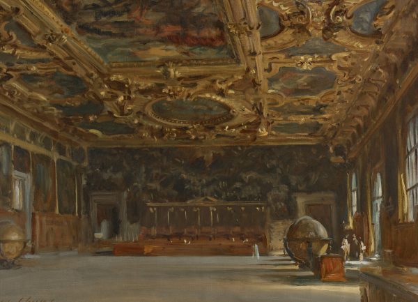 Interior of the Doge's Palace by John Singer Sargent