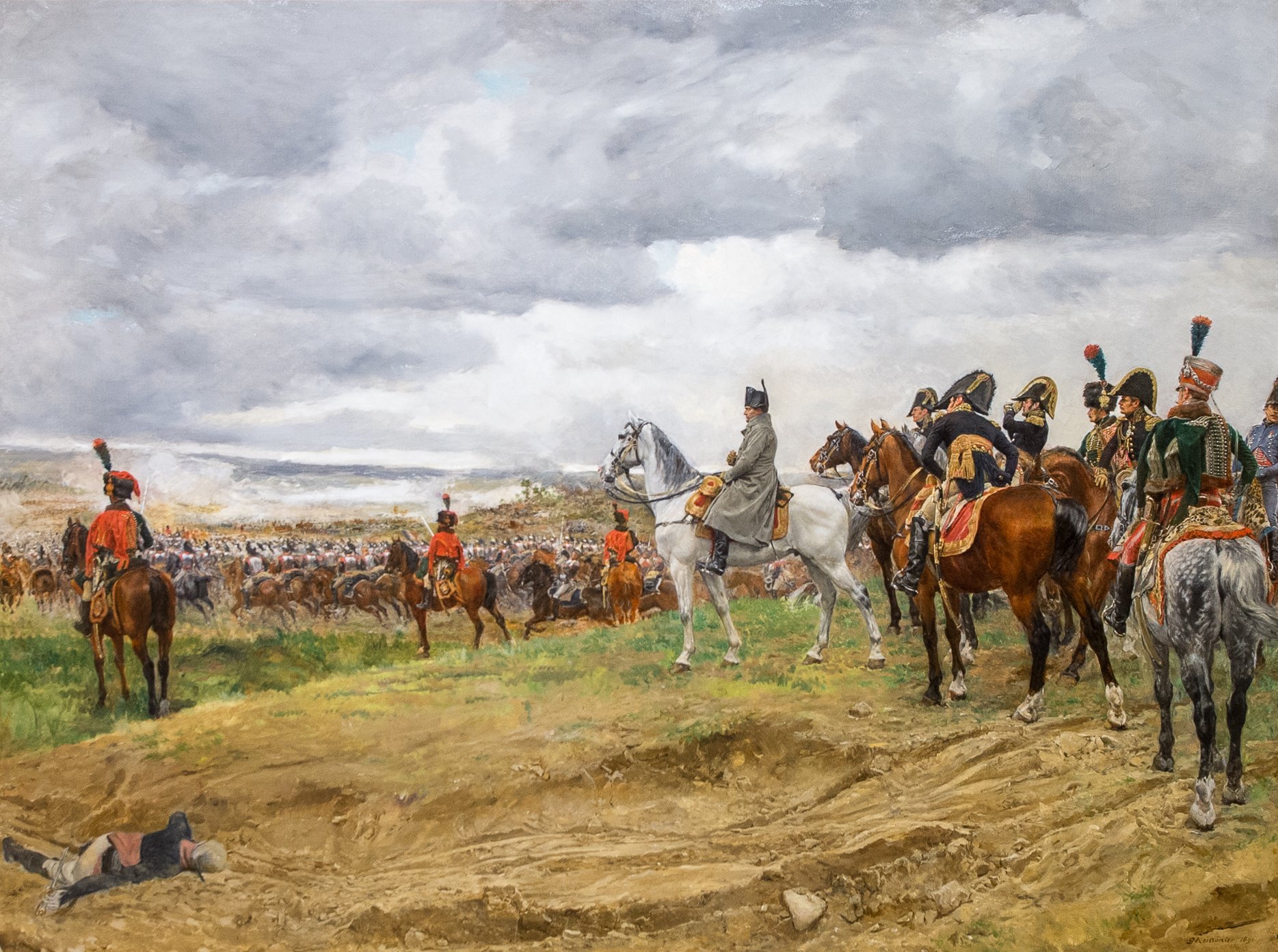 Jena by Jean-Louis Ernest Meissonier - hand-painted oil reproduction