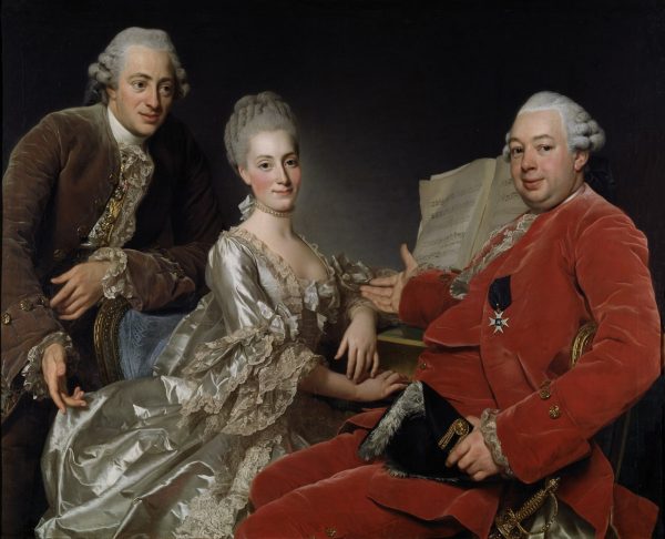 John Jennings with Sister and Brother-in-Law by Alexander Roslin