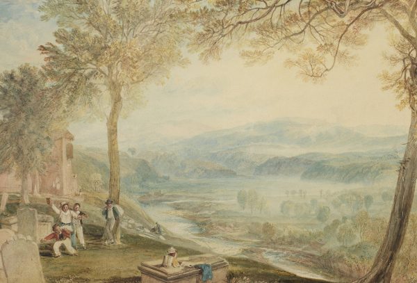 Kirby Londsale Churchyard by Jmw Turner