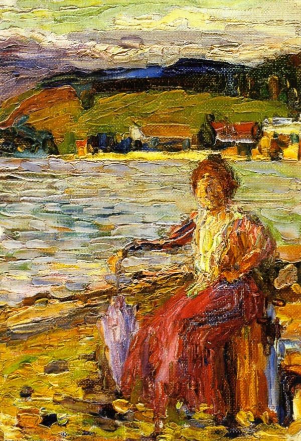 Kochel - Lady Seated by Wassily Kandinsky