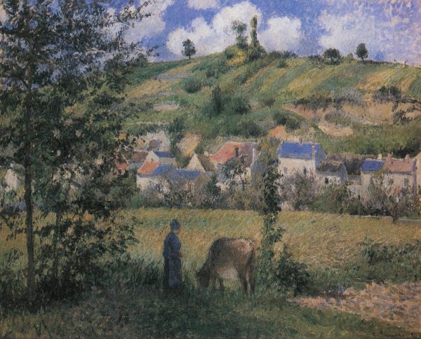 Landscape at Chaponval by Camille Pissarro