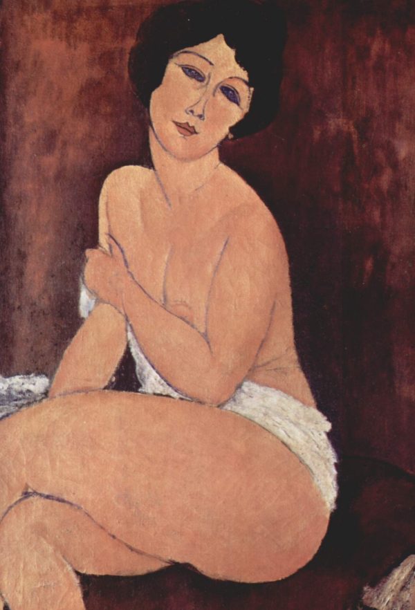 Large Seated Nude by Amedeo Modigliani