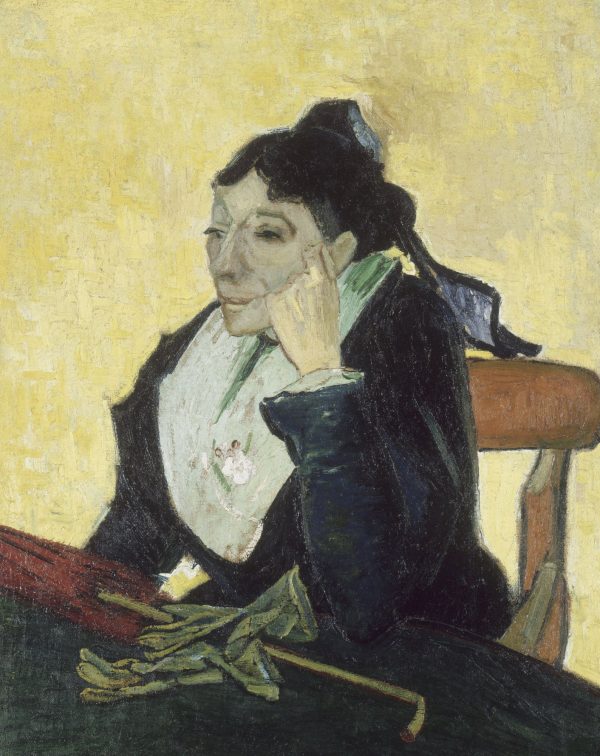 LArlesienne Madame Ginoux with Gloves and Umbrella by Vincent Van Gogh