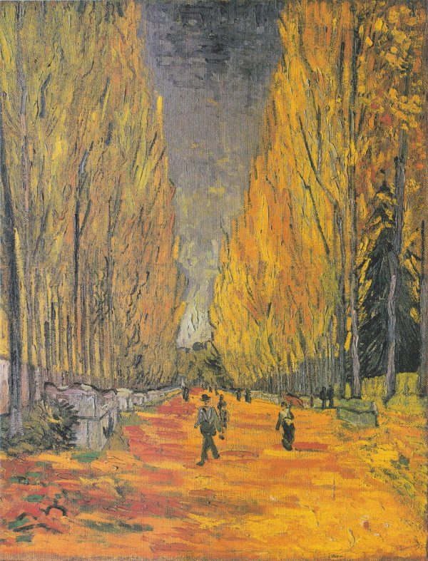 Les Alyscamps Gray by Vincent Van Gogh