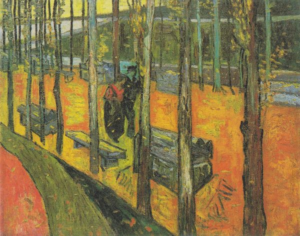 Les Alyscamps by Vincent Van Gogh