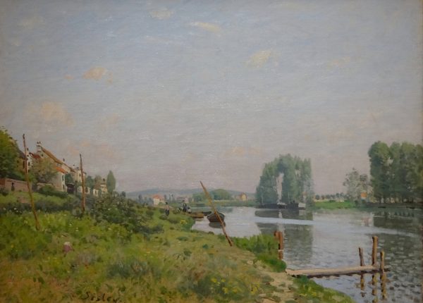 L'lle Saint Denis by Alfred Sisley