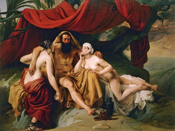 Lot and His Daughters by Francesco Hayez