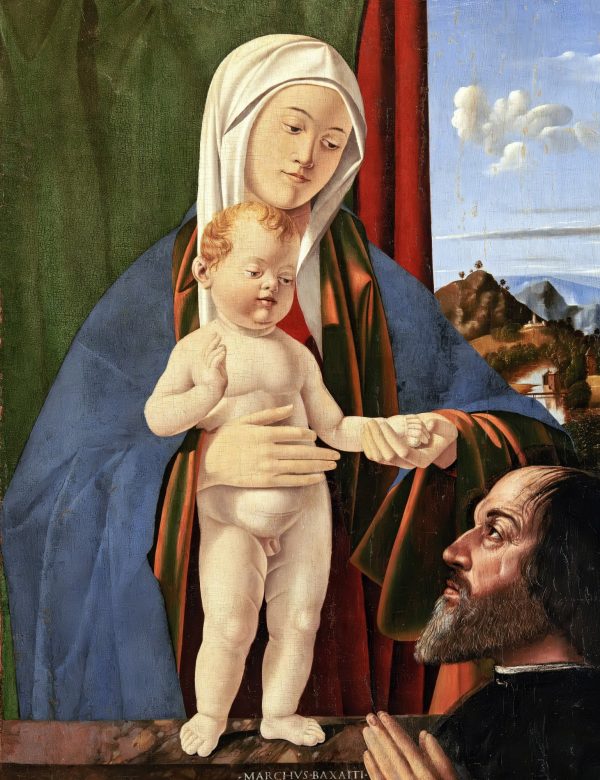 Madonna and Child with a Donor by Marco Basaiti