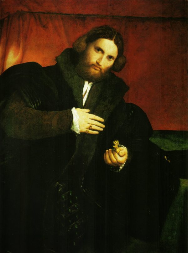 Man with a Golden Paw by Lorenzo Lotto