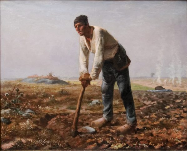 Man With a Hoe by Jean Francois Millet